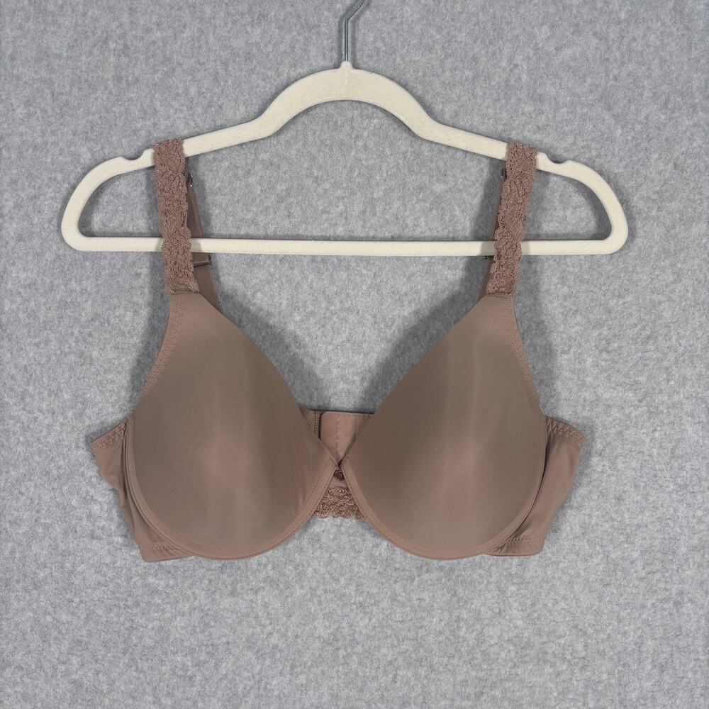 Natori Bra Womens 36DD Lace Strap Underwire Satin Lined Lightly Padded Everydayโ